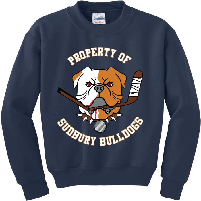 Property Of Sudbury Bulldog Kids Sweatshirt