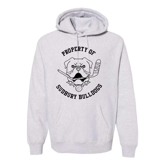 Property Of Sudbury Bulldog Funny Premium Hoodie