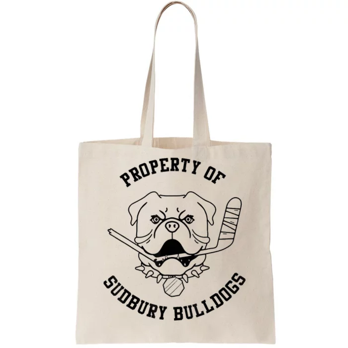 Property Of Sudbury Bulldog Funny Tote Bag