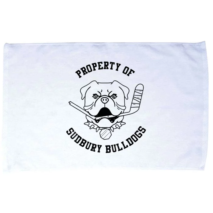 Property Of Sudbury Bulldog Funny Microfiber Hand Towel