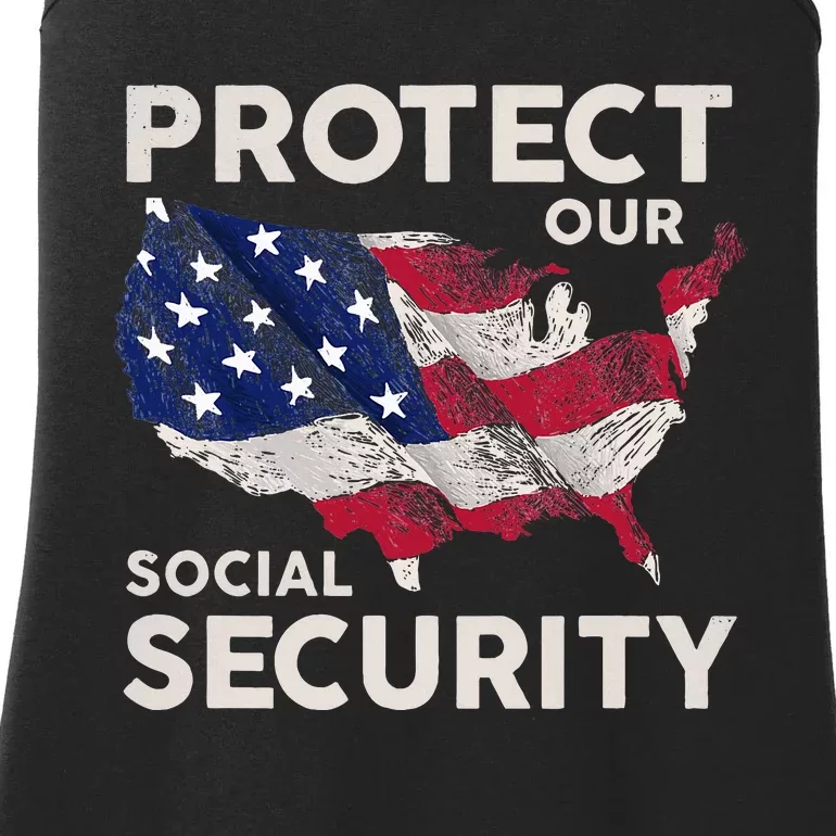 Protect Our Social Security Ladies Essential Tank