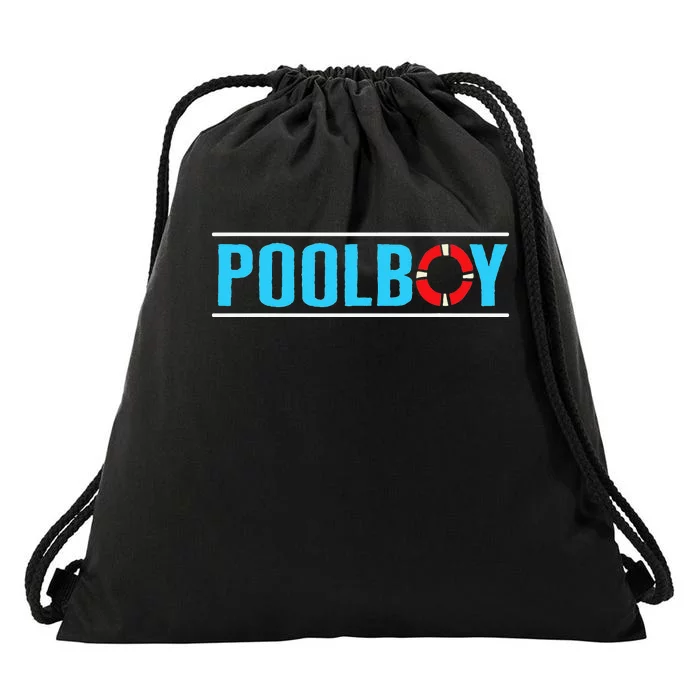 Pool outdoor swimming pool Drawstring Bag