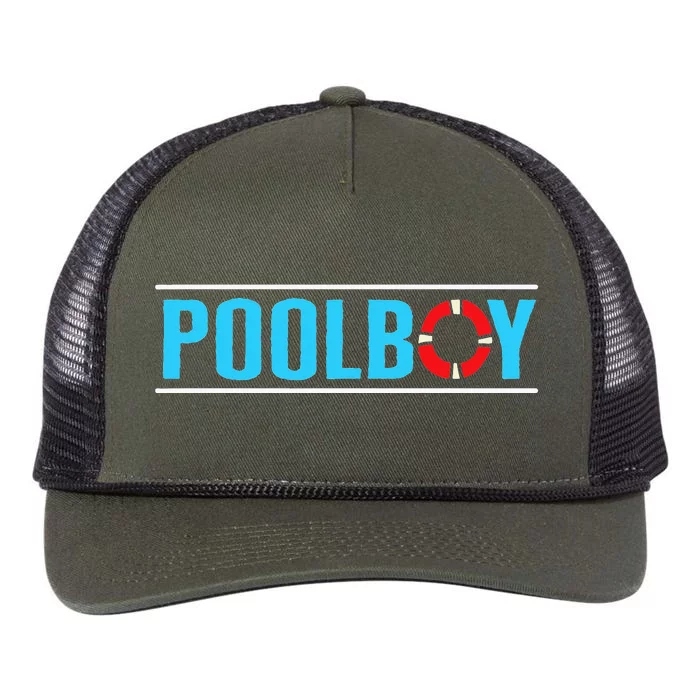 Pool outdoor swimming pool Retro Rope Trucker Hat Cap