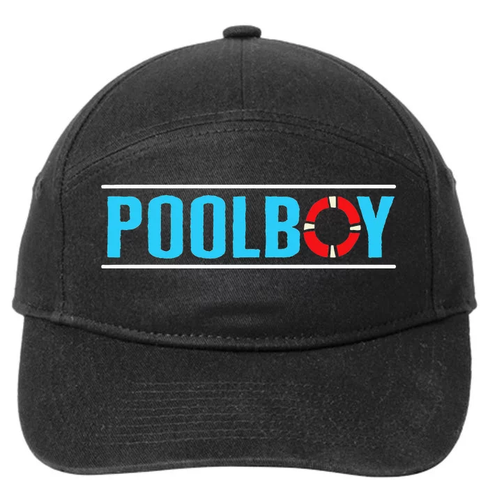 Pool outdoor swimming pool 7-Panel Snapback Hat