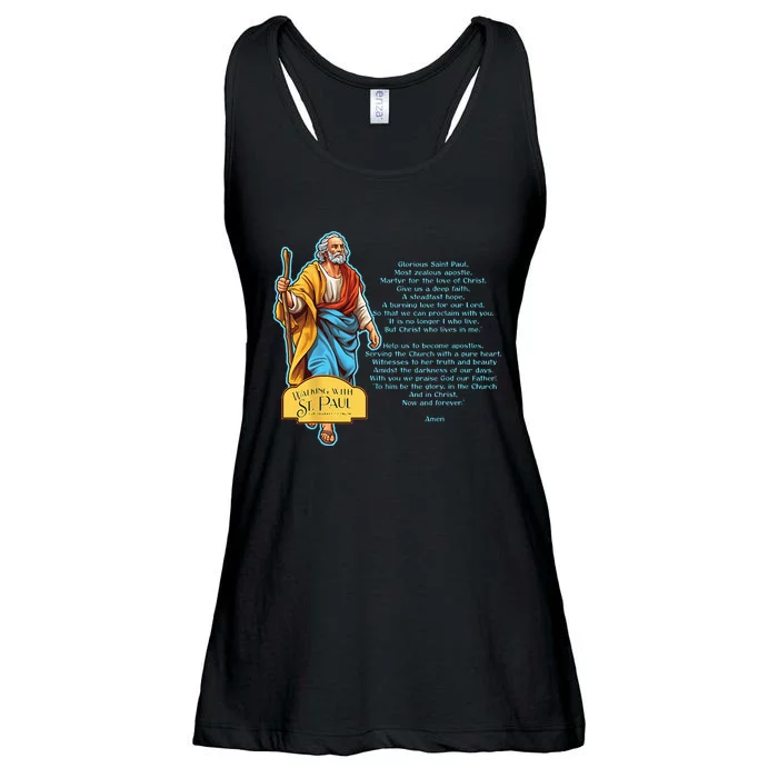 Prayer Of St. Paul Ladies Essential Flowy Tank