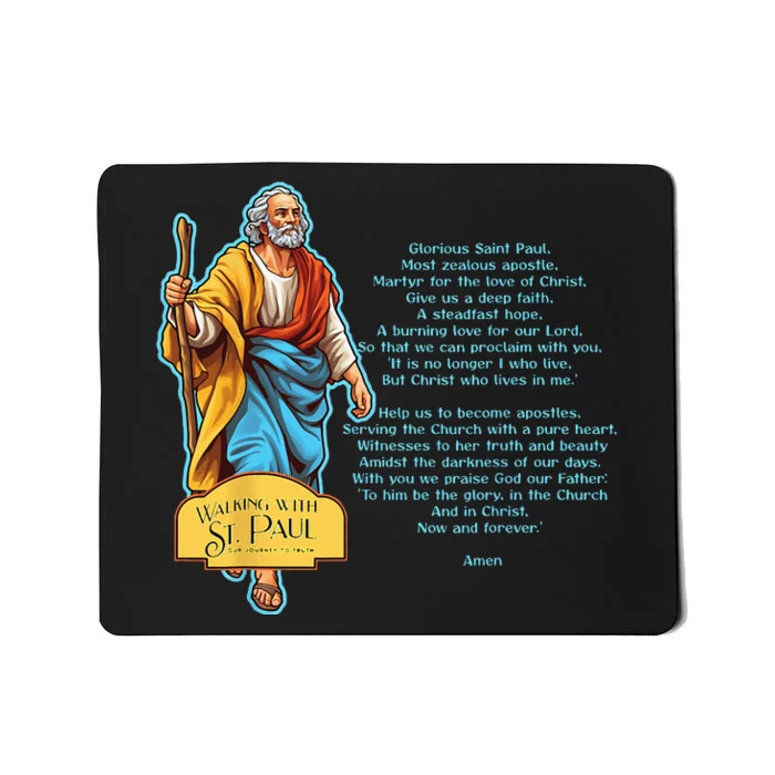 Prayer Of St. Paul Mousepad