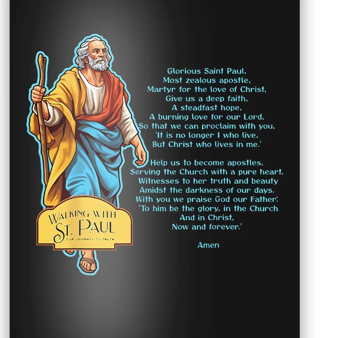 Prayer Of St. Paul Poster