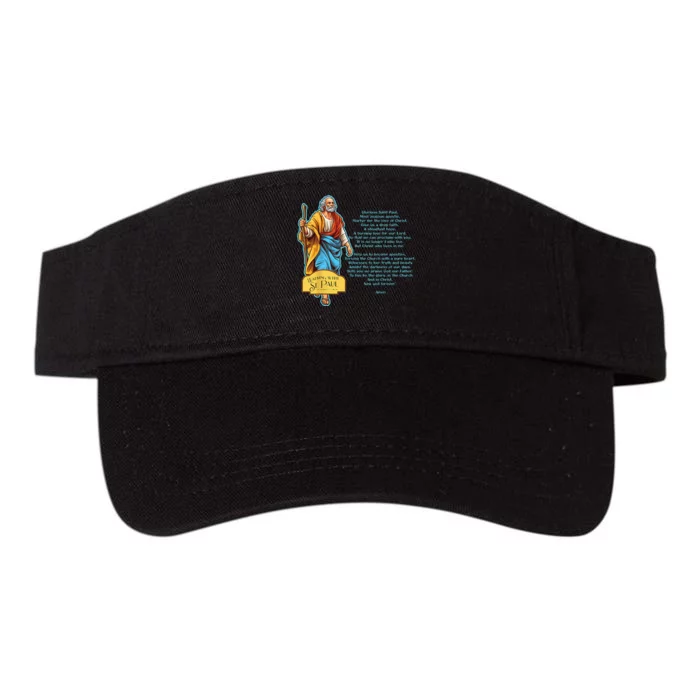 Prayer Of St. Paul Valucap Bio-Washed Visor