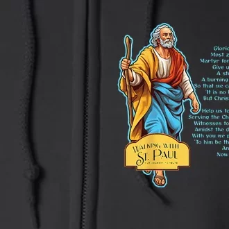 Prayer Of St. Paul Full Zip Hoodie