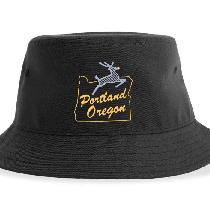 Portland Oregon Swea Sustainable Bucket Hat