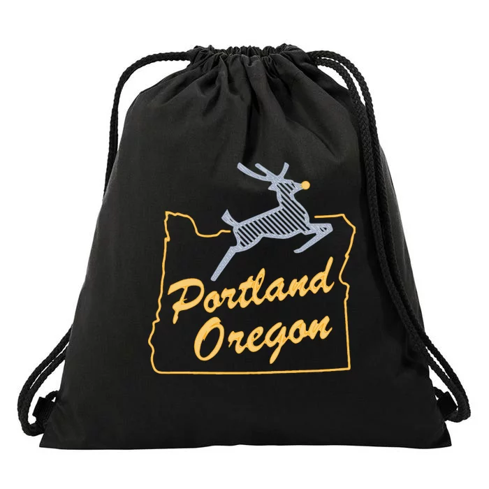 Portland Oregon Swea Drawstring Bag