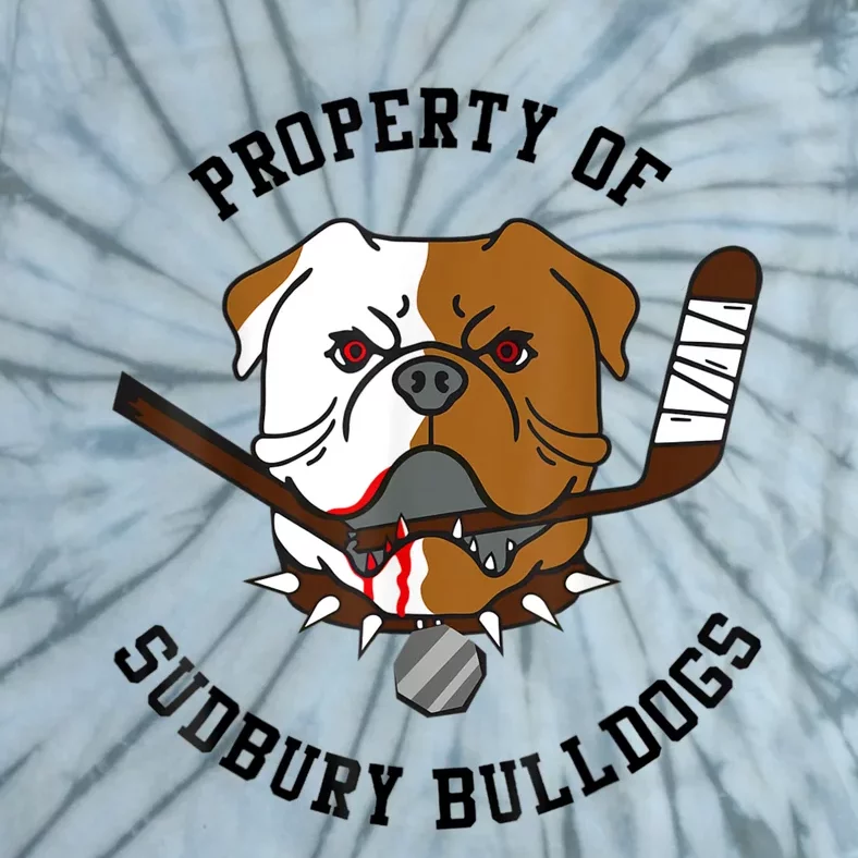 Property Of Sudbury Bulldog Funny Tie-Dye T-Shirt