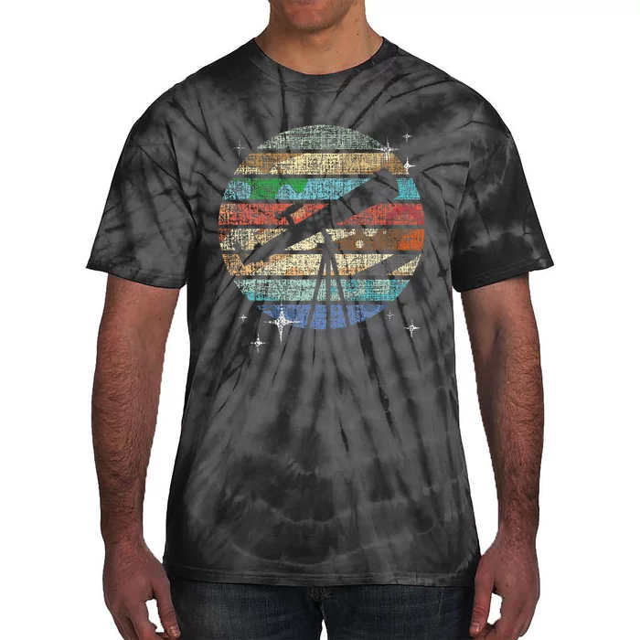 Planets Of Solar System Telescope Astronomy Science Fan Tie-Dye T-Shirt