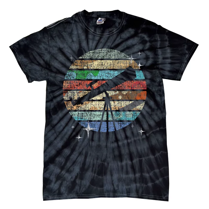 Planets Of Solar System Telescope Astronomy Science Fan Tie-Dye T-Shirt