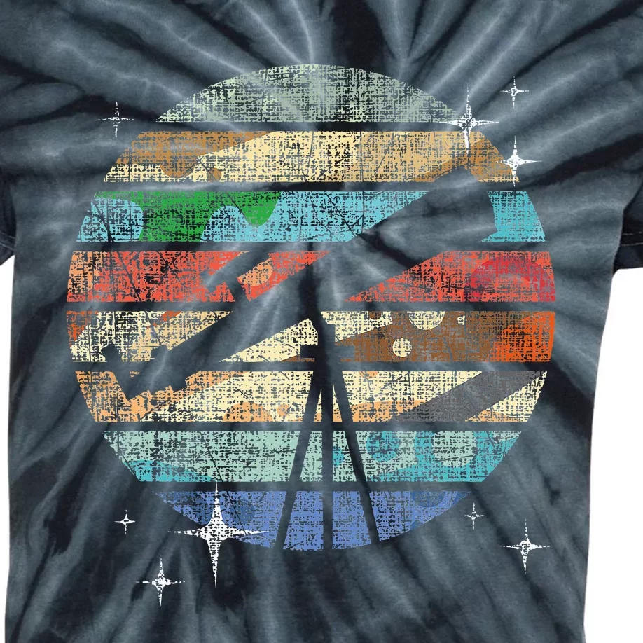 Planets Of Solar System Telescope Astronomy Science Fan Kids Tie-Dye T-Shirt