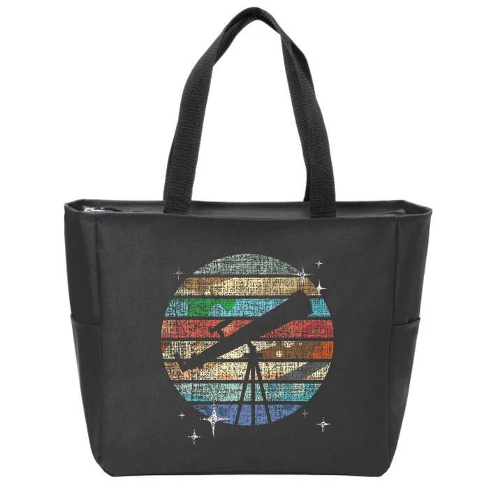 Planets Of Solar System Telescope Astronomy Science Fan Zip Tote Bag