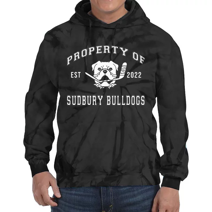 Property Of Sudbury Bulldog Tie Dye Hoodie