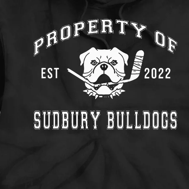 Property Of Sudbury Bulldog Tie Dye Hoodie