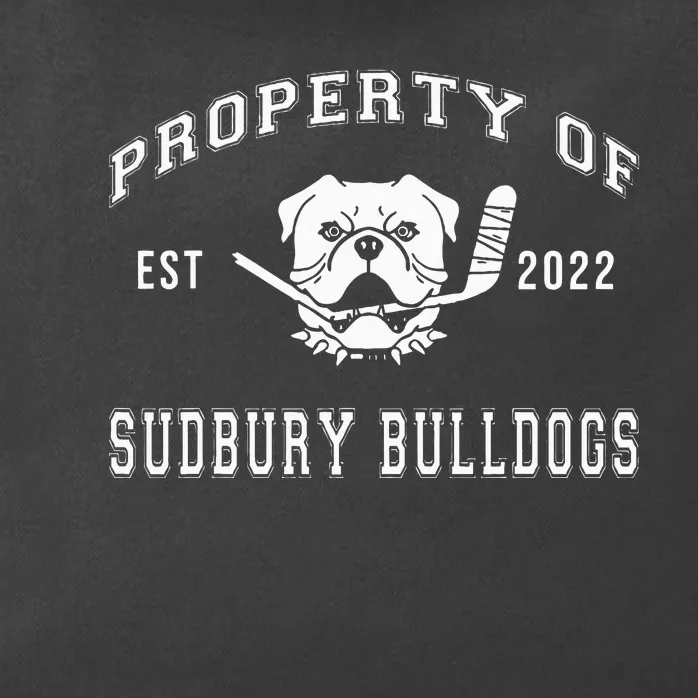 Property Of Sudbury Bulldog Zip Tote Bag