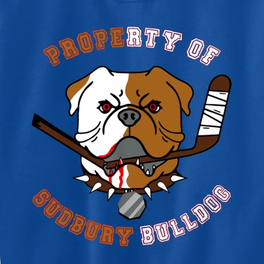 Property Of Sudbury Bulldog Kids Sweatshirt