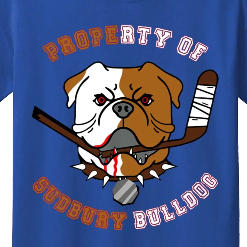 Property Of Sudbury Bulldog Kids T-Shirt