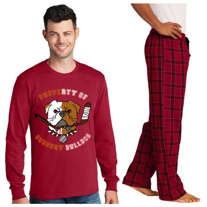 Property Of Sudbury Bulldog Long Sleeve Pajama Set