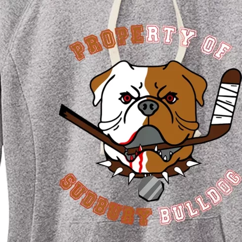 Property Of Sudbury Bulldog Women's Fleece Hoodie