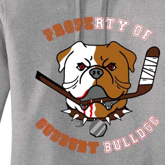 Property Of Sudbury Bulldog Women's Pullover Hoodie