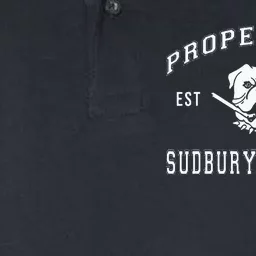 Property Of Sudbury Bulldog Softstyle Adult Sport Polo