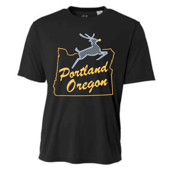 Portland Oregon Swea Cooling Performance Crew T-Shirt