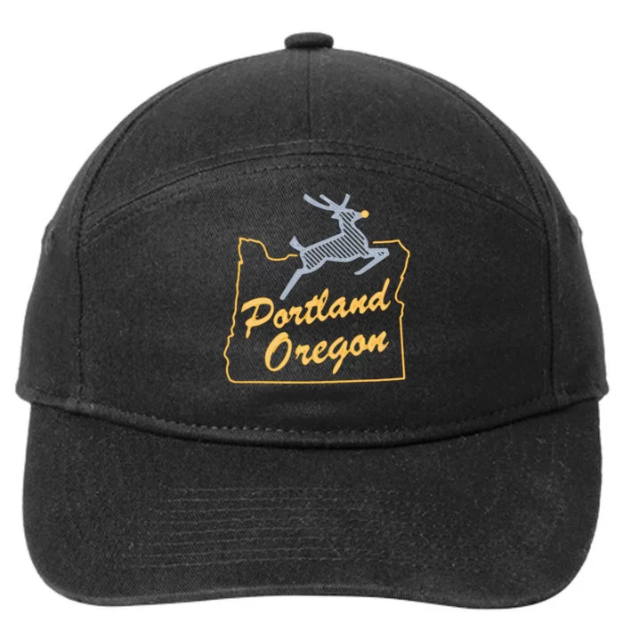 Portland Oregon Swea 7-Panel Snapback Hat