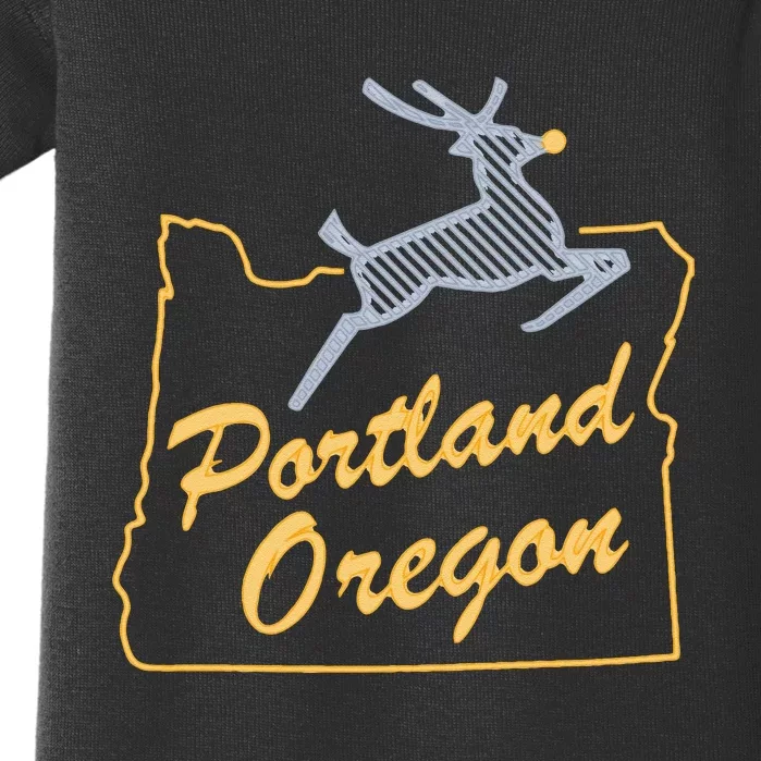 Portland Oregon Swea Baby Bodysuit