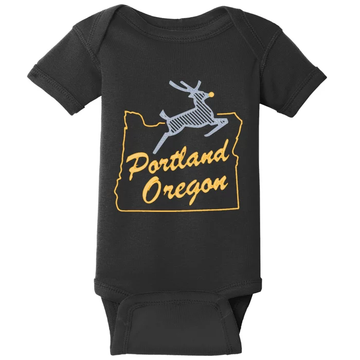 Portland Oregon Swea Baby Bodysuit