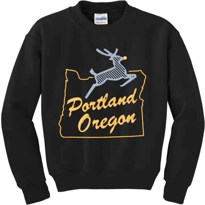 Portland Oregon Swea Kids Sweatshirt