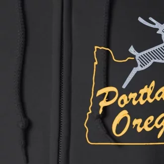 Portland Oregon Swea Full Zip Hoodie