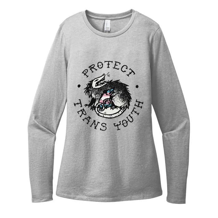 Protect Opossum Support Lgbt Pride Womens CVC Long Sleeve Shirt