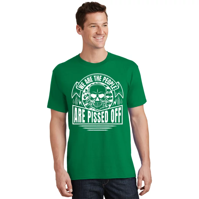 Pissed Off Skull Art T-Shirt