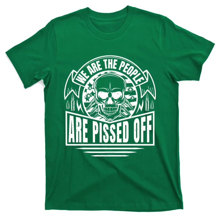 Pissed Off Skull Art T-Shirt