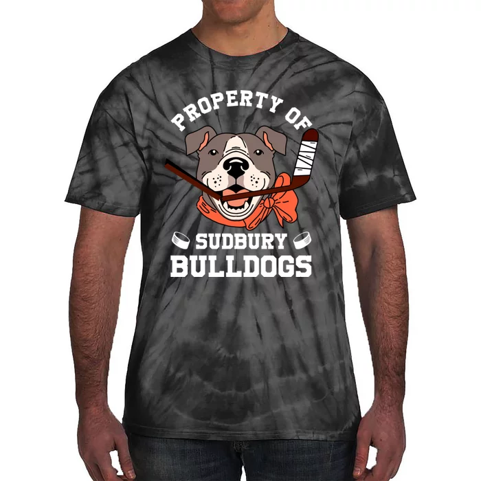 Property Of Sudbury Bulldog Funny Tie-Dye T-Shirt