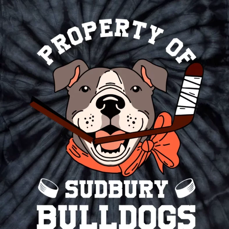 Property Of Sudbury Bulldog Funny Tie-Dye T-Shirt