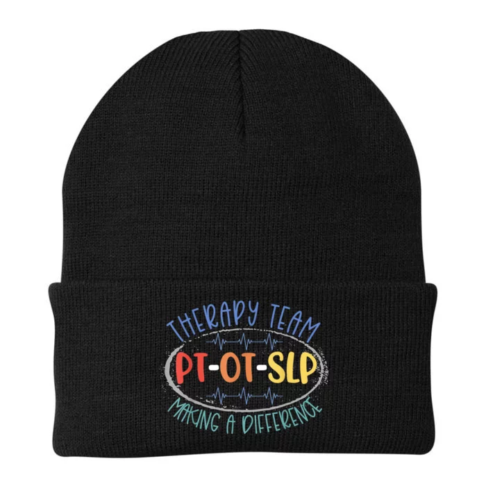 Pt Ot Slp Therapy Team Making A Difference Rehab Week Month Knit Cap Winter Beanie