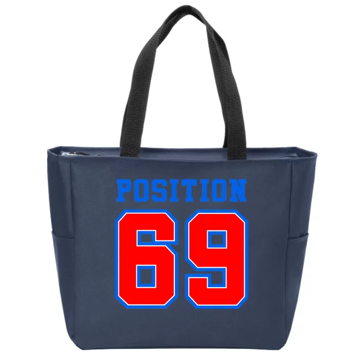 Position 69 Zip Tote Bag