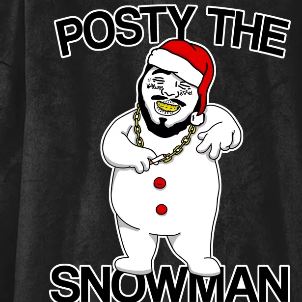 Posty The Snowman Hooded Wearable Blanket