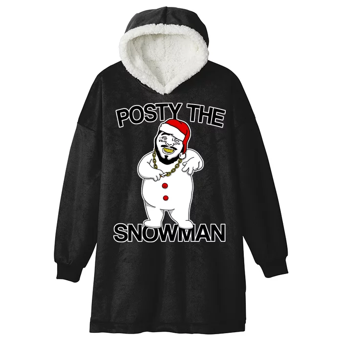 Posty The Snowman Hooded Wearable Blanket