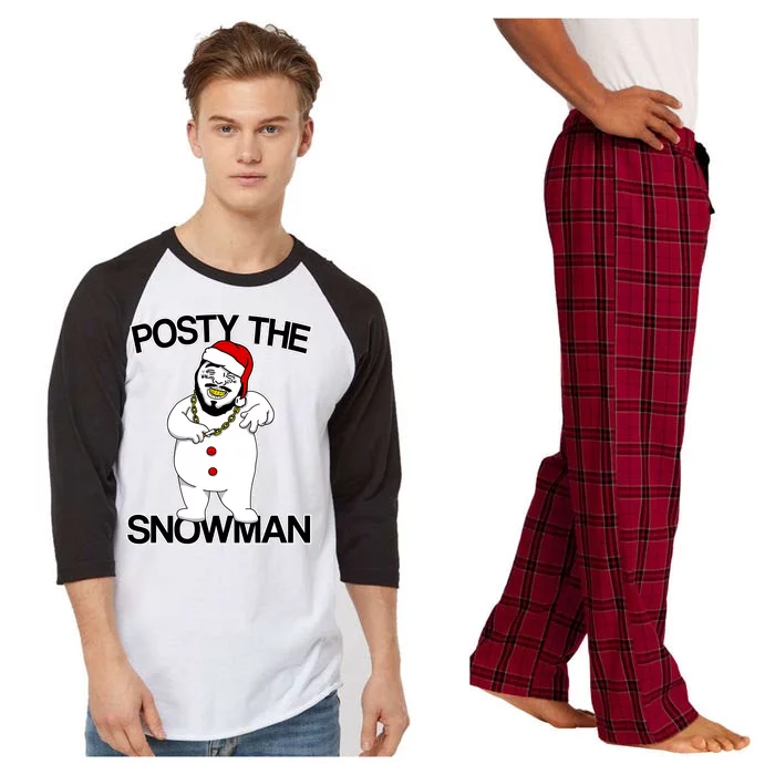 Posty The Snowman Raglan Sleeve Pajama Set