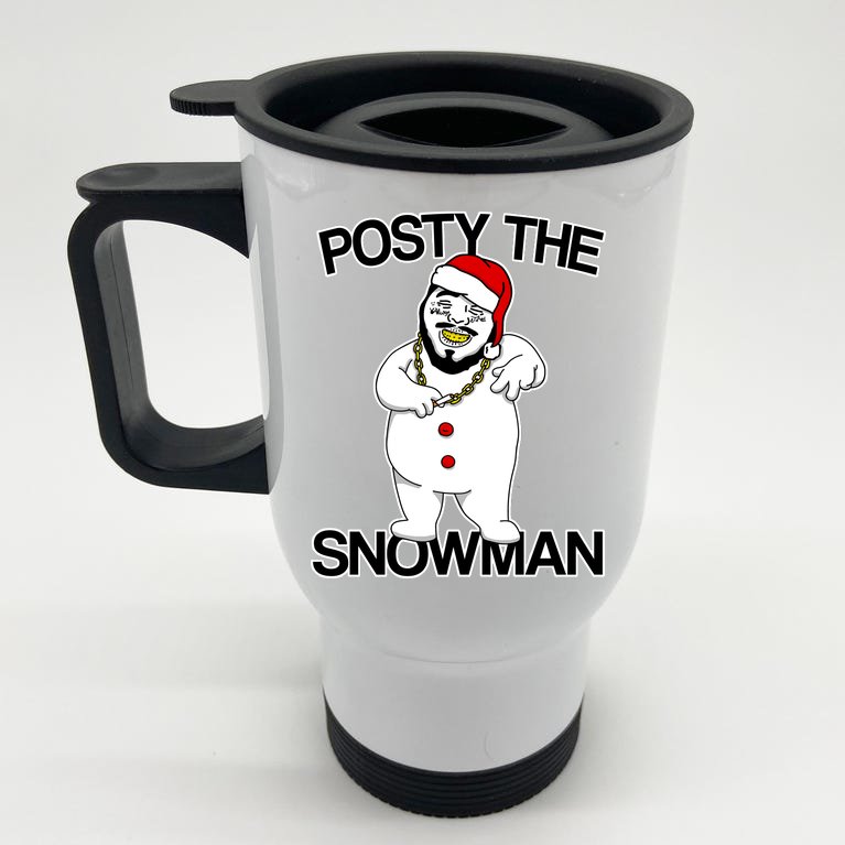 Posty The Snowman Stainless Steel Travel Mug