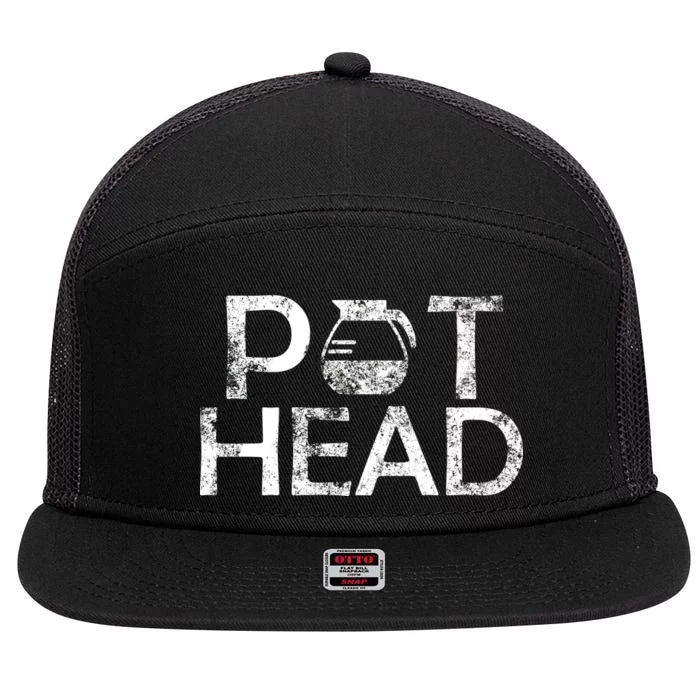 Pot Head 7 Panel Mesh Trucker Snapback Hat