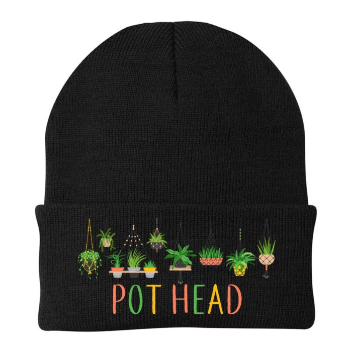 Pot Head For Plant lovers Knit Cap Winter Beanie