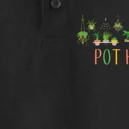 Pot Head For Plant lovers Dry Zone Grid Performance Polo