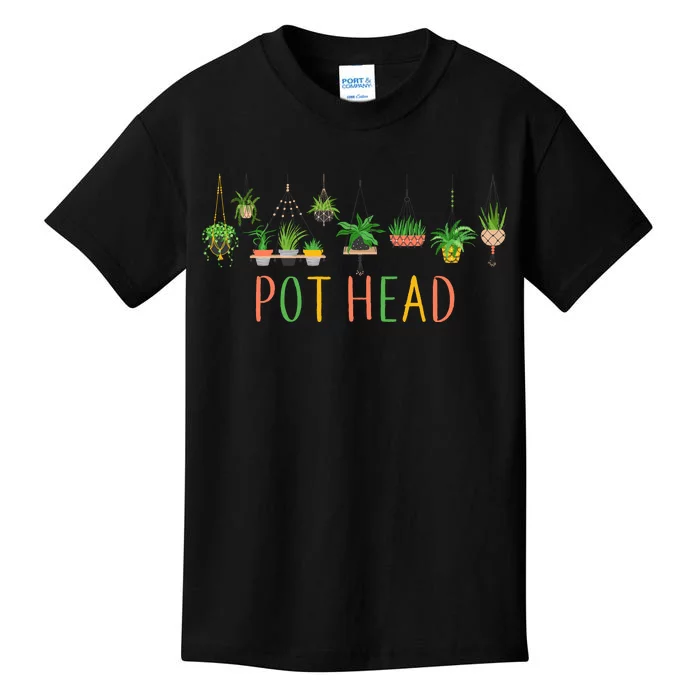 Pot Head For Plant lovers Kids T-Shirt